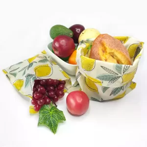food grade sustainable natural fabric vegan food storage bags 2
