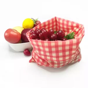 recyclable organic cotton fabric vegan bread food bags 2