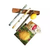 food grade reusable cotton natural sandwich food storage wrap beeswax roll