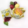 food grade sustainable natural fabric vegan food storage bags