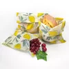 food grade sustainable natural fabric vegan food storage bags